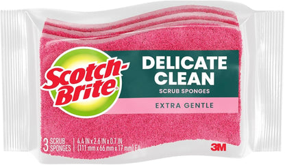 Scotch-Brite_Delicate_Clean_Non-Scratch_Scrub_Sponge,_3_Nonscratch_Kitchen_Sponges_for_Gentle_Cleaning_of_Porcelain,_Fine_china,_Stemware,_Nonstick_Pots_and_Pans,_Mirrors,_Faucets,_and_More