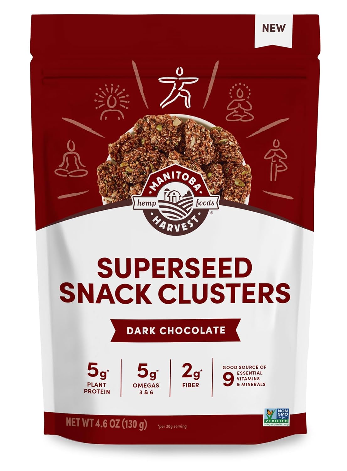 Manitoba_Harvest_Superseed_Snack_Clusters,_Dark_Chocolate_-_5g_Plant_Based_Protein_and_5g_Omegas_3_&_6_per_30g_Serving_-_Non-GMO,_Vegan,_4.6oz_(Pack_of_1)