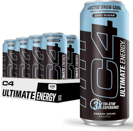 C4_Ultimate_Sugar_Free_Energy_Drink_16oz_(Pack_of_12)_|_Arctic_Snow_Cone_|_Pre_Workout_Performance_Drink_with_No_Artificial_Colors_or_Dyes