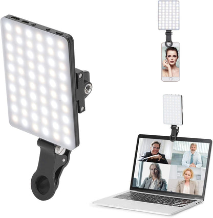 Newmowa_60_LED_High_Power_Rechargeable_Clip_Fill_Video_Conference_Light_with_Front_&_Back_Clip,_Adjusted_3_Light_Modes_for_Phone,_iPhone,_Android,_iPad,_Laptop,_for_Makeup,_TikTok,_Selfie,_Vlog