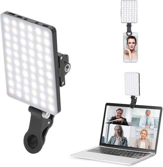 Newmowa_60_LED_High_Power_Rechargeable_Clip_Fill_Video_Conference_Light_with_Front_&_Back_Clip,_Adjusted_3_Light_Modes_for_Phone,_iPhone,_Android,_iPad,_Laptop,_for_Makeup,_TikTok,_Selfie,_Vlog