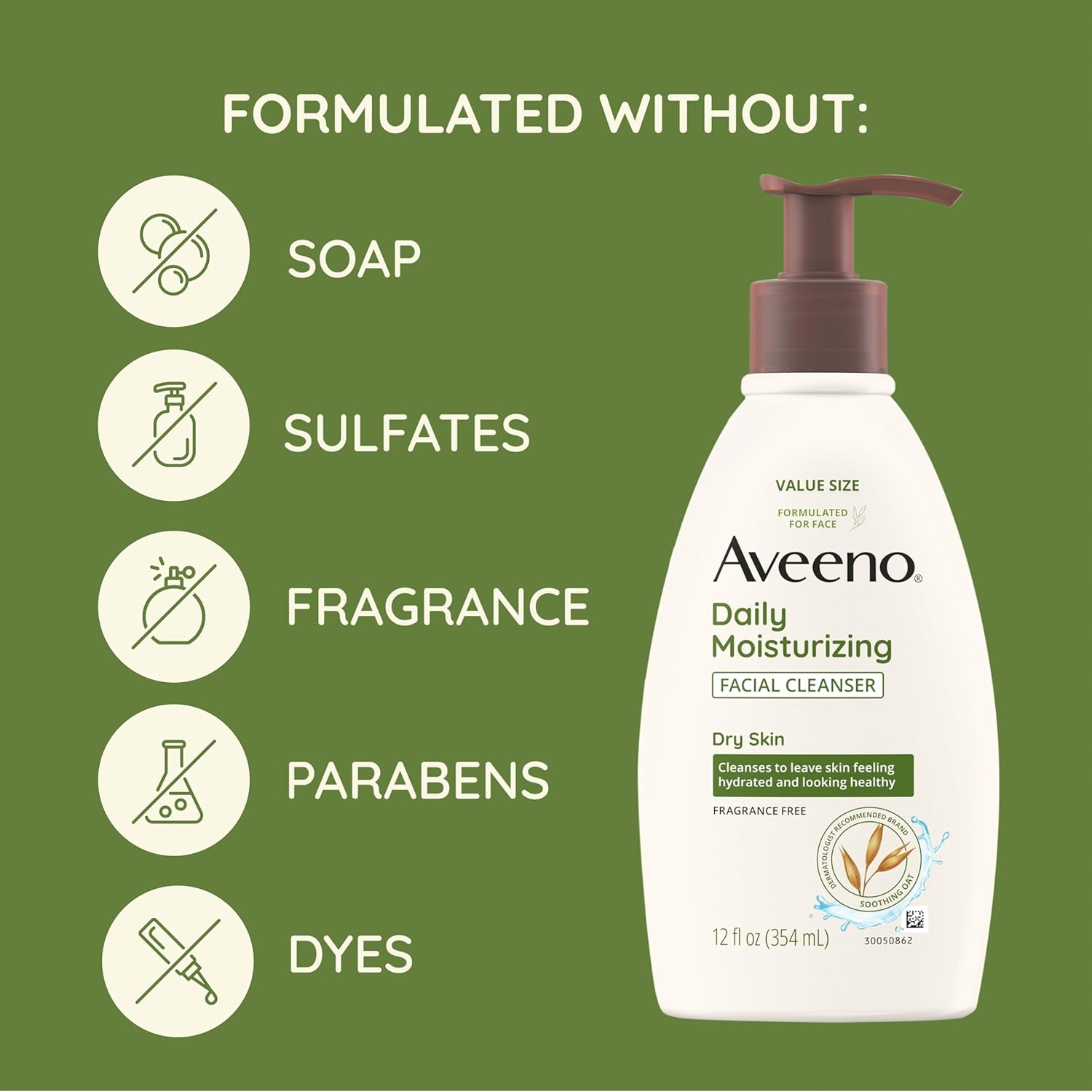 Aveeno_Daily_Moisturizing_Facial_Cleanser_for_Dry_Skin,_Gentle_Face_Cleanser_with_Soothing_Oat_for_Skin_that_Feels_Soft_&_Supple,_Removes_Dirt,_Oil_and_Impurities,_Fragrance_Free,_12_FL_OZ