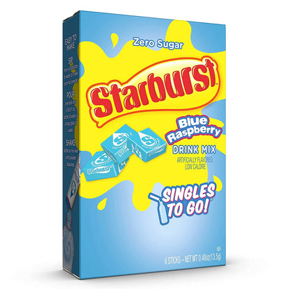Starburst_Blue_Raspberry_Singles_To_Go_Drink_Mix,_0.59_OZ,_6_CT_(Pack_of_4)