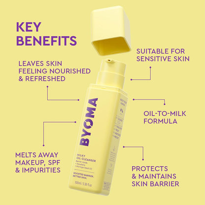 BYOMA_Milky_Oil_Cleanser_-_Hydrating_Facial_Cleanser_for_Skin_Barrier_Repair_-_Tri-Ceramide_Face_Wash_for_Sensitive_Skin_&_All_Skin_Types_-_Deeply_Hydrated_Skin,_No_Oily_Residue_-_3.38_fl_oz