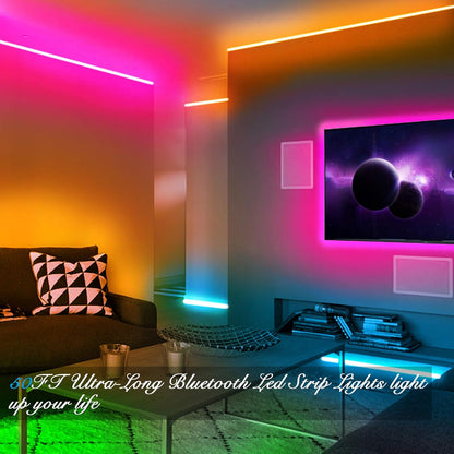 DAYBETTER_Led_Strip_Lights_Smart_with_App_Control_Remote,_5050_RGB_for_Bedroom,_Music_Sync_Color_Changing_for_Room_Party_50ft/100FT/130FT/200FT