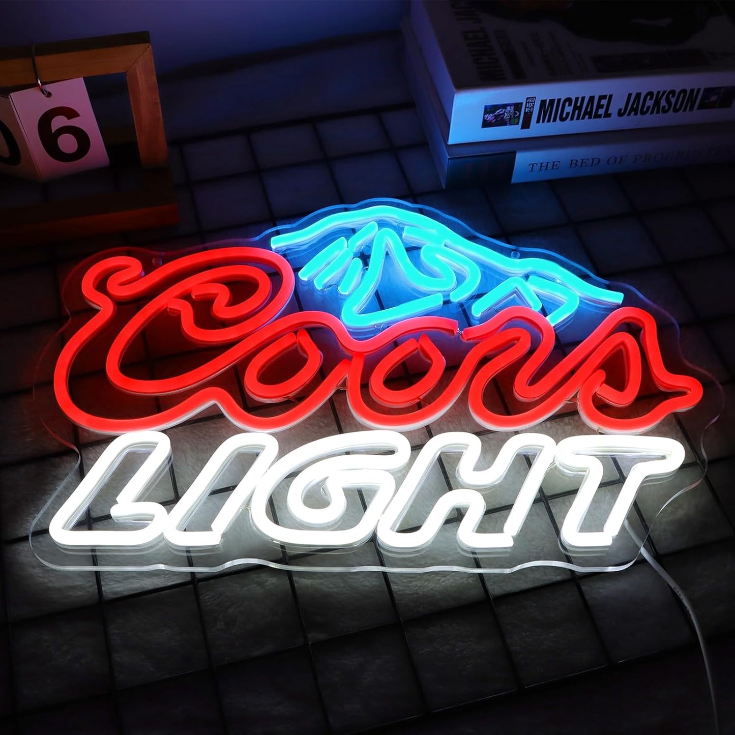 JFLLamp_Crs_LIGHT_Neon_Signs_for_Wall_Decor_Neon_Lights_for_Bedroom_Led_Signs_Suitable_for_Man_Cave_Bar_Pub_Restaurant_Christmas_Birthday_Party_Gift_Led_Art_Wall_Decorative_Crs_Light_Bar_Sign,_5V_Usb_Power,_17*11_Inch(Azure+red+white）