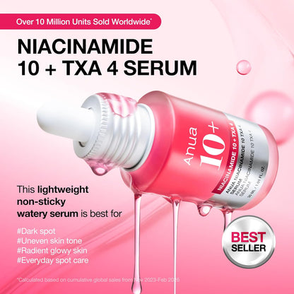 Anua_Niacinamide_10_+_TXA_4_Serum,_Dark_Spot_Care,_Hyaluronic_Acid,_Tranexamic_Acid,_Lightweight_&_Hydrating_All-in-One_Daily_Facial_Serum_for_Glass_Skin,_Korean_Skincare,_1.01_fl.oz
