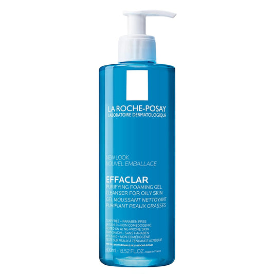 La_Roche-Posay_Effaclar_Purifying_Foaming_Gel_Cleanser_for_Oily_Skin,_With_Zinc_Pidolate_To_Remove_Excess_Oil,_Alcohol_Free_&_Oil_Free,_Face_Wash_For_Oily_Skin,_Dermatologist_&_Sensitive_Skin_Tested​