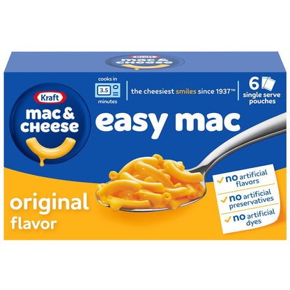 Kraft_Easy_Mac_Original_Mac_&_Cheese_Macaroni_and_Cheese_Dinner,_6_ct_Packet