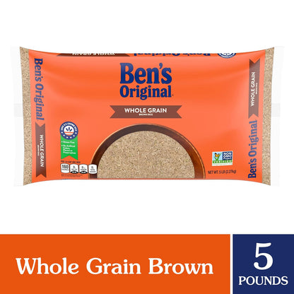 BEN'S_ORIGINAL_Whole_Grain_Brown_Rice,_5_lb_Bag