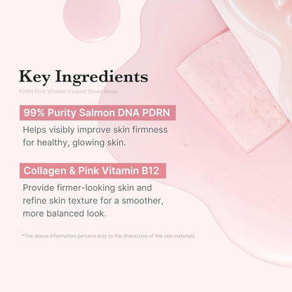 medicube_Salmon_DNA_PDRN_Pink_Vita_Coating_Sheet_Mask_10EA_-_Korean_sheet_mask_for_glass_skin_-_Luxurious_Home_care_Mask_for_Hydration,_Firming,_and_Balanced_Skin,_Korean_Skin_Care_(22g/0.77oz_x_10ea)