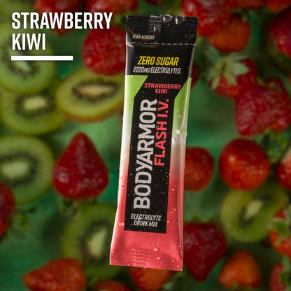 BODYARMOR_Flash_IV_Electrolyte_Packets,_Strawberry_Kiwi_-_Zero_Sugar_Drink_Mix,_Single_Serve_Packs,_Coconut_Water_Powder_(6_Count)