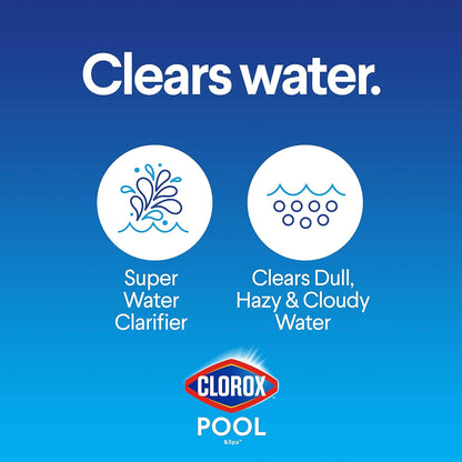 Clorox®_Pool&Spa™_Swimming_Pool_Super_Water_Clarifier,_Creates_Crystal_Clear_Pool_Water,_1_Quart_(Pack_of_1)