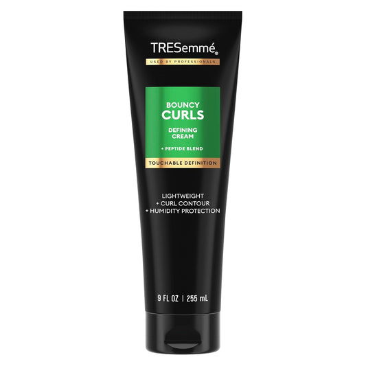 TRESemme_Defining_Cream_1_ct_Bouncy_Curls_for_Lightweight_+_Curl_Control_+_Humidity_Protection,_with_Peptide_Blend,_9_fl_oz
