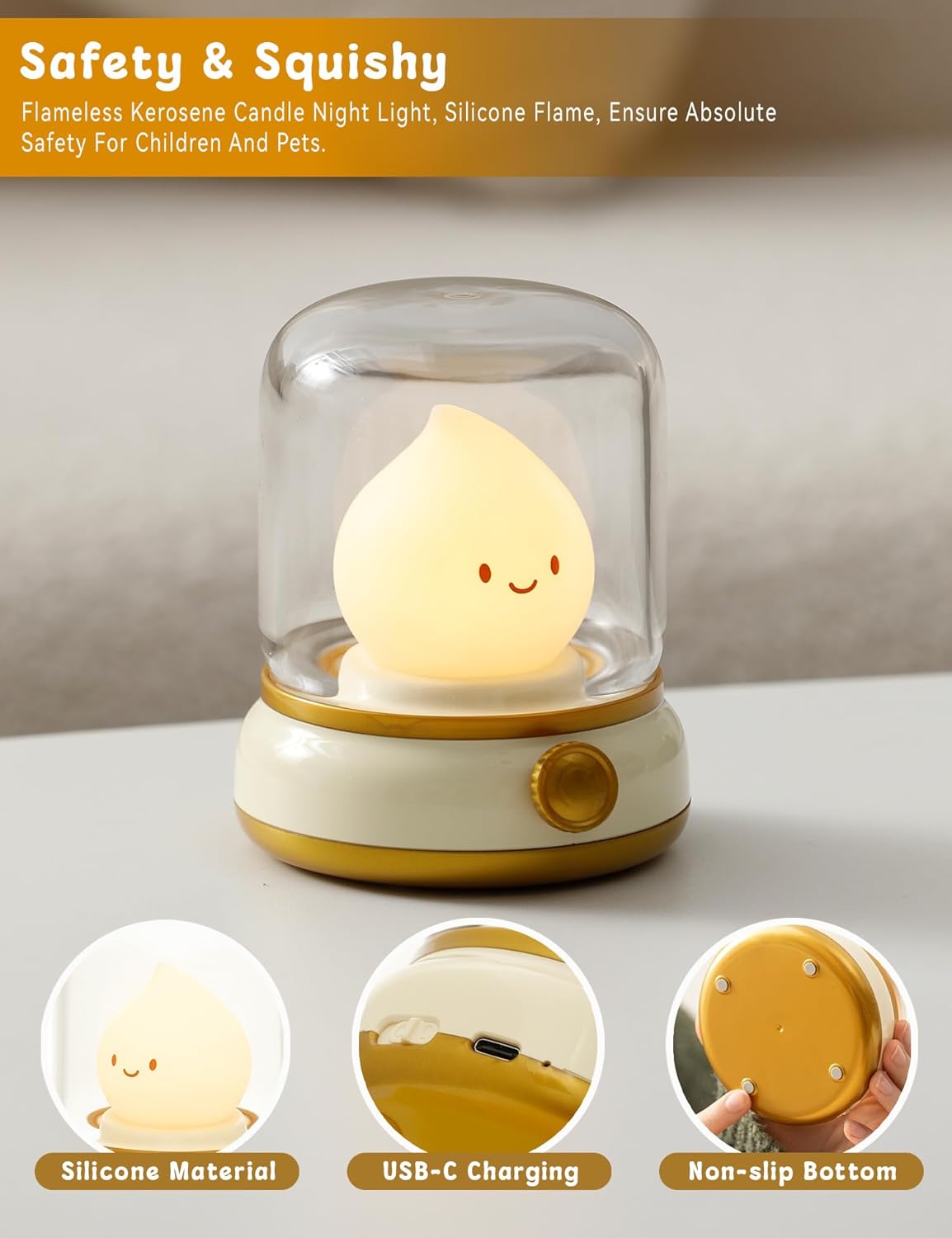 Flameless_Candles_Lamp,_Led_Candles,Cute_Kerosene_Lamp,Silicone_Flame_Amber_Light,Adjustable_Dimmable_Rechargeable_Night_Light_for_Kids,Girls,Teenager_Kids_Bedroom_Christmas