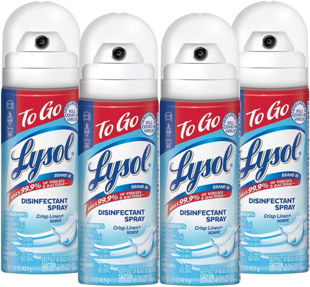 Lysol_To_Go_Disinfectant_Spray,_Travel_Size_Sanitizing,_For_On-the-Go_Disinfecting_and_Deodorizing,_Crisp_Linen,_1.5_Fl._Oz_(Pack_of_4)