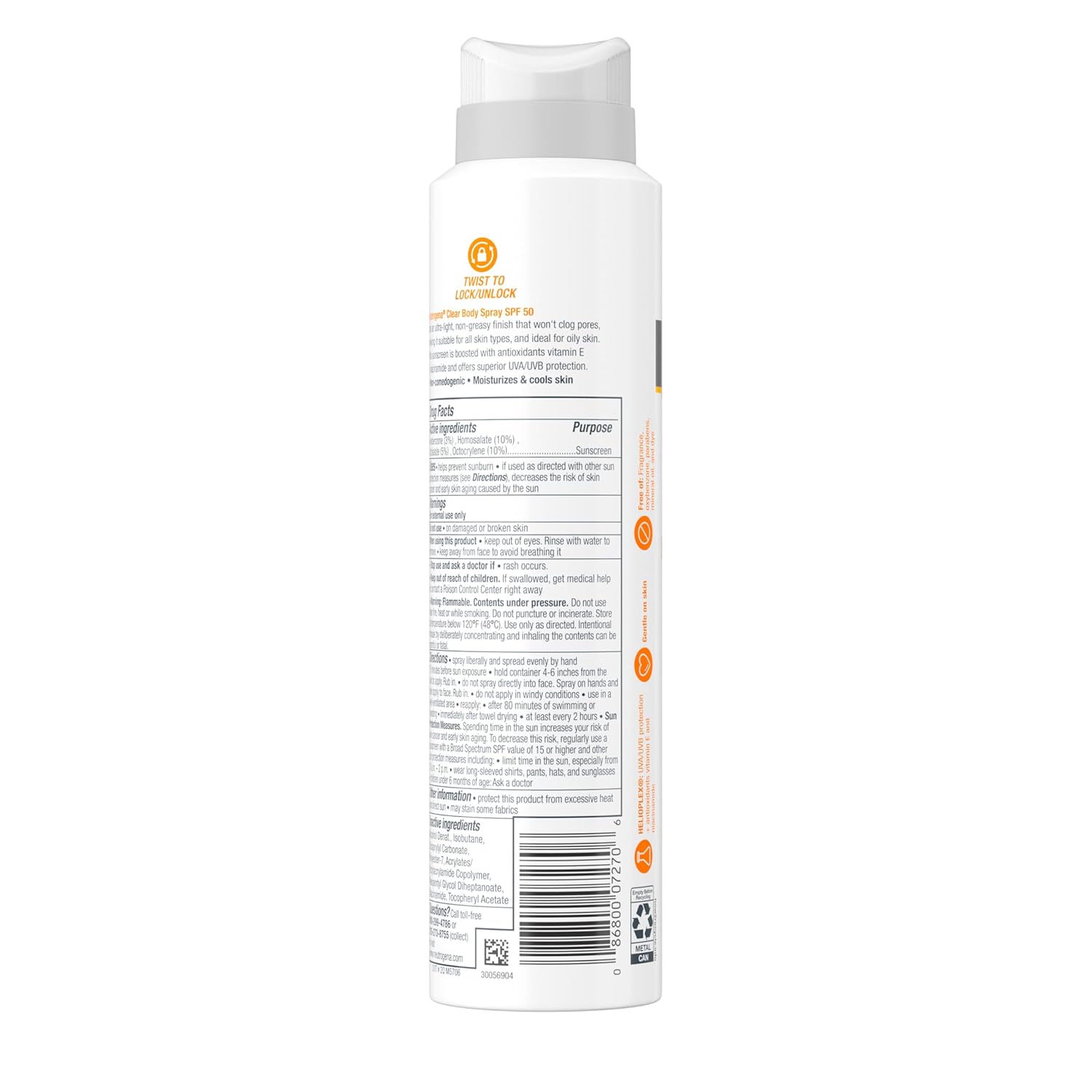 Neutrogena_Clear_Body_SPF_50_Sunscreen_Spray,_Broad_Spectrum_UVA/UVB_Sun_Protection,_Water-Resistant,_Non-Comedogenic,_Lightweight_Body_Sunscreen_with_Vitamin_E_&_Niacinamide_for_Skin_Care,_5_oz