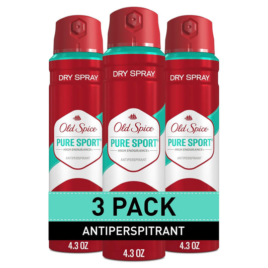 Old_Spice_Dry_Spray_Antiperspirant_Deodorant_for_Men,_High_Endurance,_24/7_Sweat_Defense_&_Odor_Protection,_24/7_Freshness_&_Lasting_Scent,_Pure_Sport_Scent,_4.3_oz_(Pack_of_3)