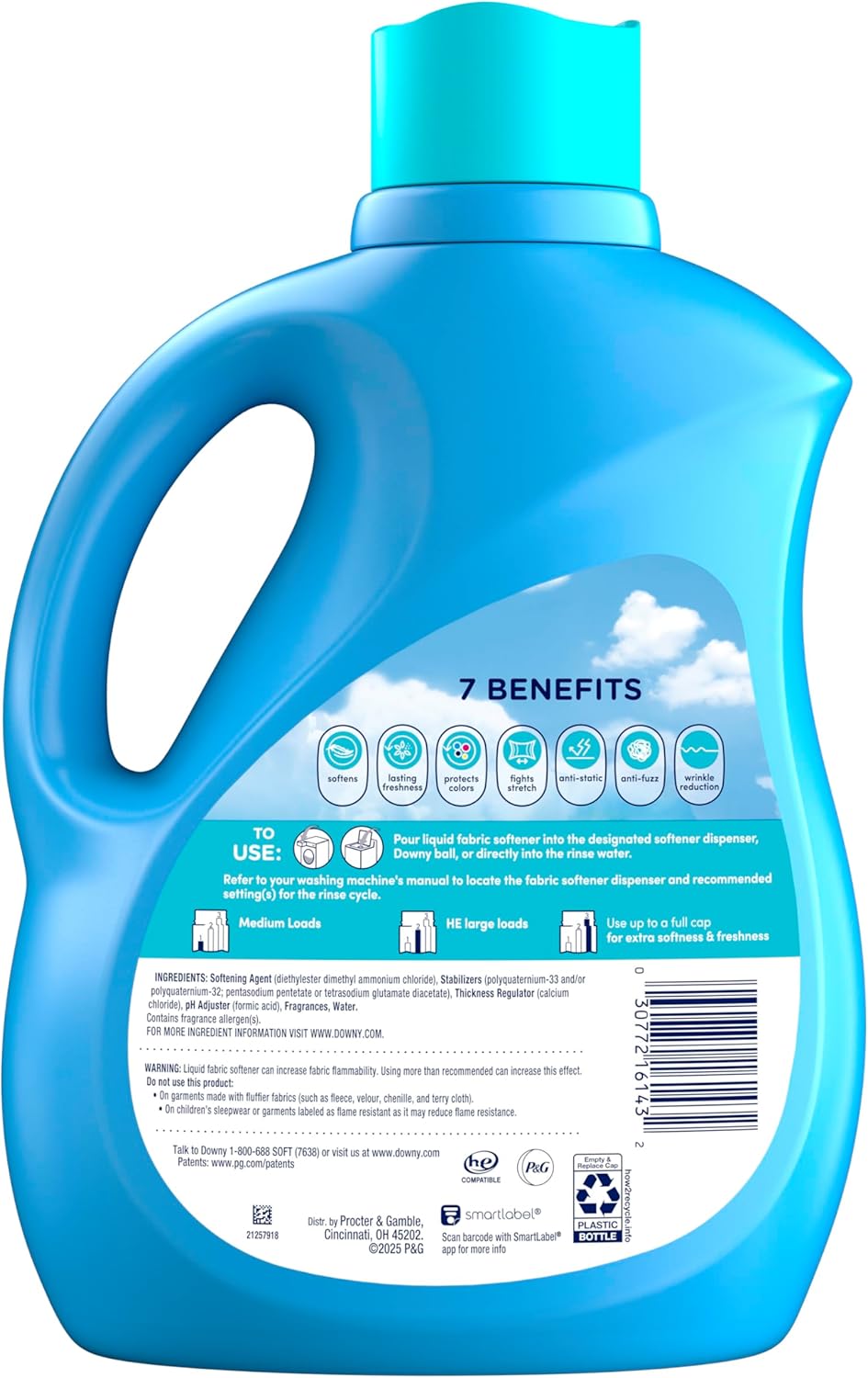 Downy_Soft,_2_in_1_Soft_and_Fresh_Liquid_Fabric_Softener,_Cool_Cotton,_100_fl_oz,_136_Loads,_Fabric_Conditioner_Liquid_provides_softness_and_freshness_for_fabrics