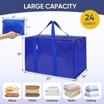 TICONN_6_Pack_Extra_Large_Moving_Bags_Heavy_Duty_with_Zippers_&_Carrying_Handles,_Durable_Storage_Bags_Moving_Boxes_for_Closet_Organizers_and_Storage_(6_Pack,_Blue)