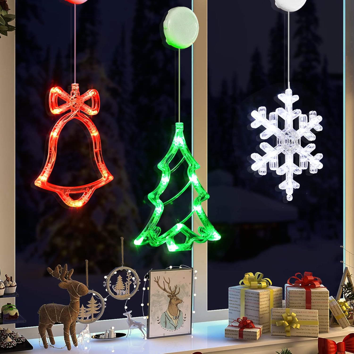LOLStar_Christmas_Window_Decorations,3_Pack_Jingling_Bell,Christmas_Tree,Snowflake_Christmas_Window_Lights_with_Suction_Cup,_Timer_Function_&_Slow_Fade_Mode_Battery_Operated_Indoor_Lights