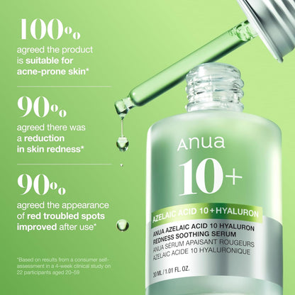 Anua_Azelaic_Acid_10_Hyaluron_Redness_Soothing_Serum,_Facial_Serum_for_Blemish-Prone_&_Oily-Prone_Skin,_Lightweight_&_Hydrating_Blemish_Care,_Hyaluronic_Acid,_Korean_Skincare,_1.01_fl_oz.
