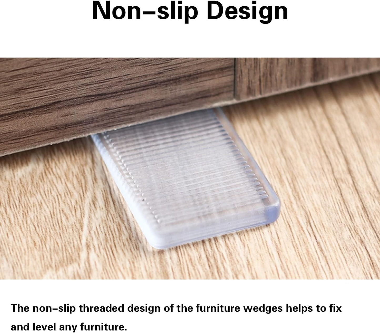 8_Pcs_Plastic_Clear_Table_Shims,_Level_Wedge_for_Home_Furniture,_Have_Extreme_Weight_Capacity,_Weather_Resistant,_Levelers_for_Wobbly_Uneven_Floors_Fixing_Toilet_Leveling_(Transparent)