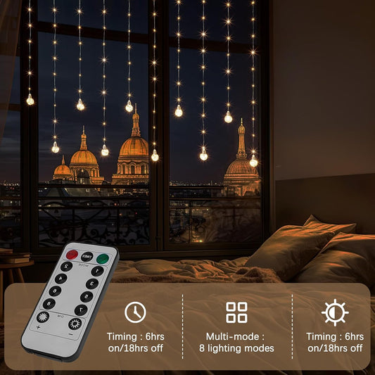 Minetom_200_LED_Curtain_Fairy_Lights_-_9.8_FT_Wishing_Ball_Window_Hanging_Lights_with_Remote,_USB_Powered_Waterproof_for_Christmas_Wedding_Bedroom_Decoration,_Warm_White