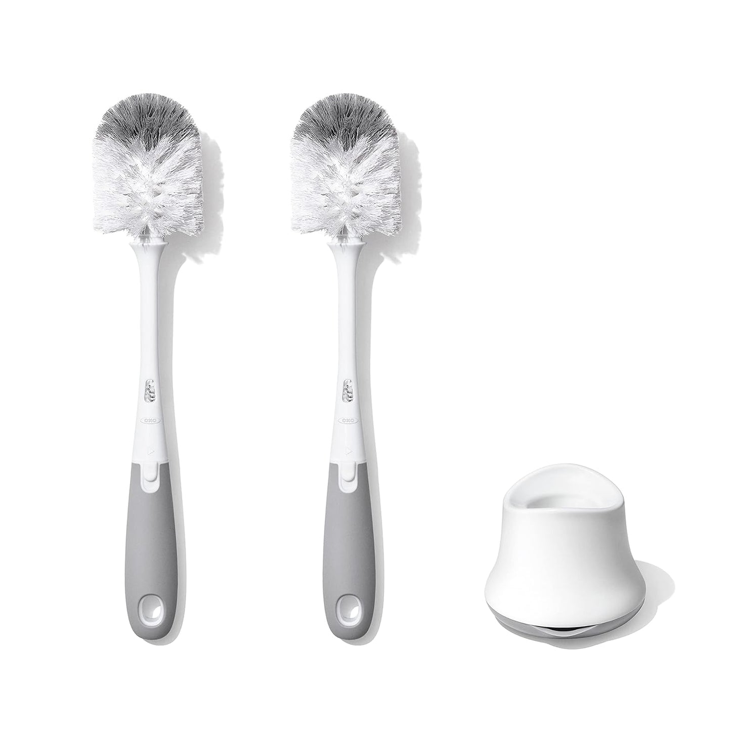 OXO_Tot_Bottle_Brush_with_Nipple_Cleaner_and_Stand_–_Gray,_2-Pack