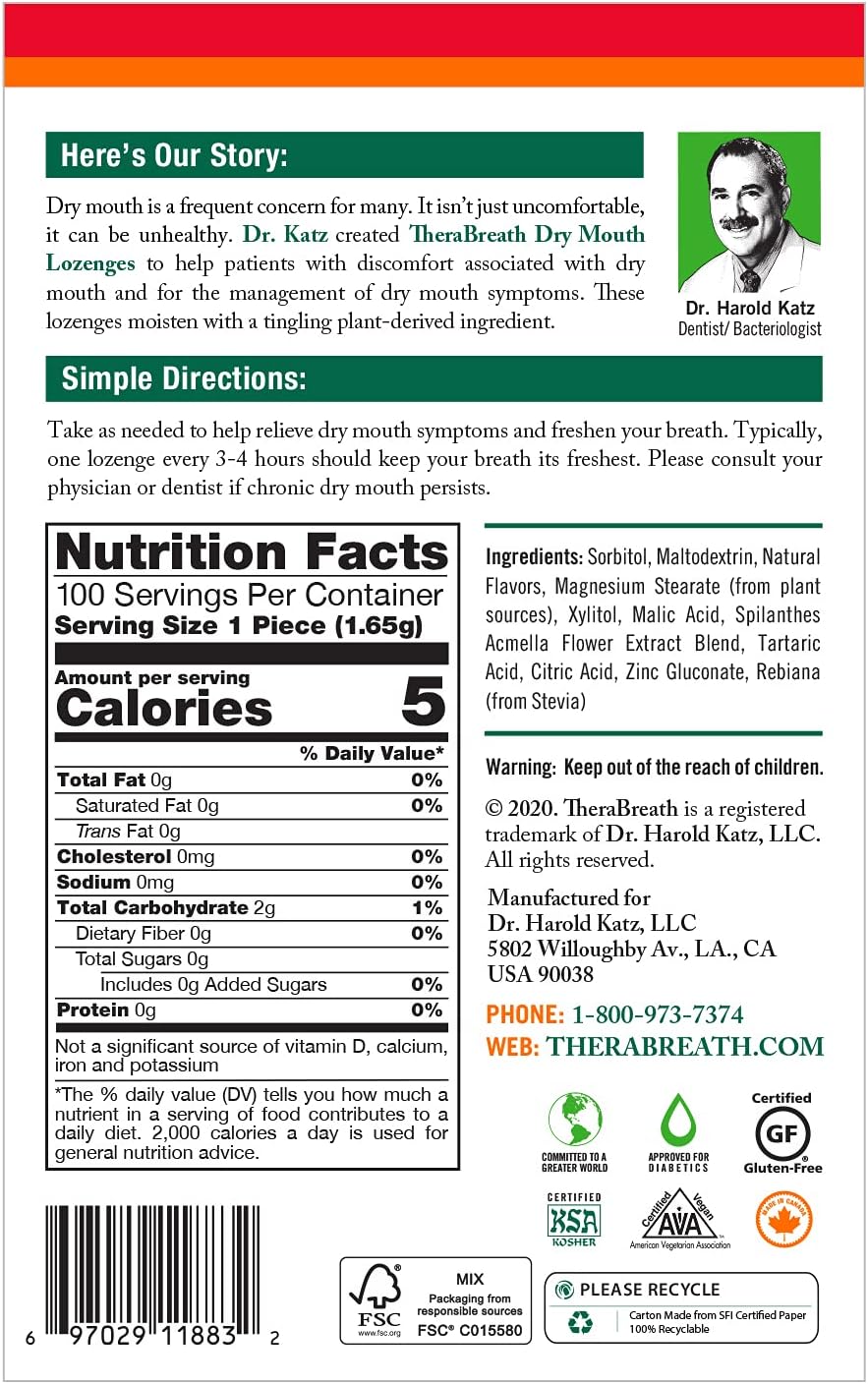 TheraBreath_Dry_Mouth_Lozenges_with_ZINC,_Tart_Berry_Flavor,_100_Lozenges