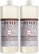 MRS. MEYER'S CLEAN DAY Multi-Surface Cleaner Concentrate, Use to Clean Floors, Tile, Counters, Lavender, 32 fl. oz