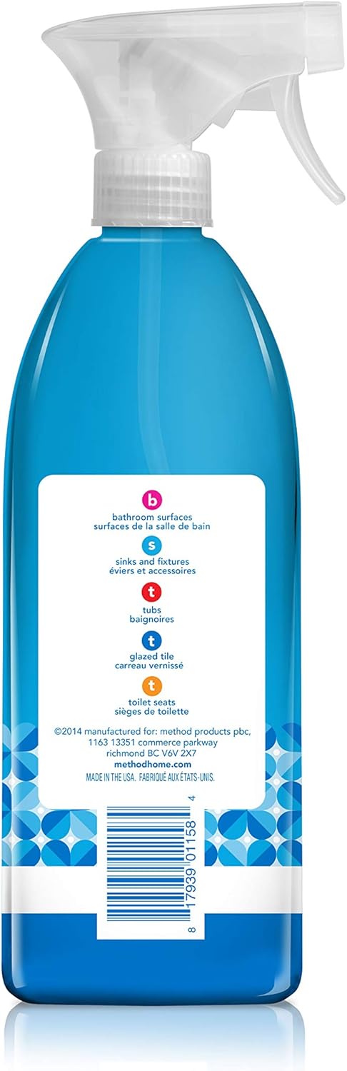 Method_Antibacterial_Bathroom_Cleaner,_Spearmint,_Removes_Mold_+_Mildew_stains,_28_Fl_Oz