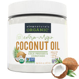 Organic Coconut Oil - Unrefined, Cold-Pressed Extra Virgin Coconut Oil, USDA Organic and Non-GMO Cooking Oil