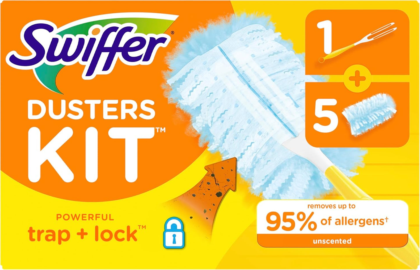 Swiffer_Dusters_Starter_Kit,_Kit_Includes_1_Handle_and_5_Dusters