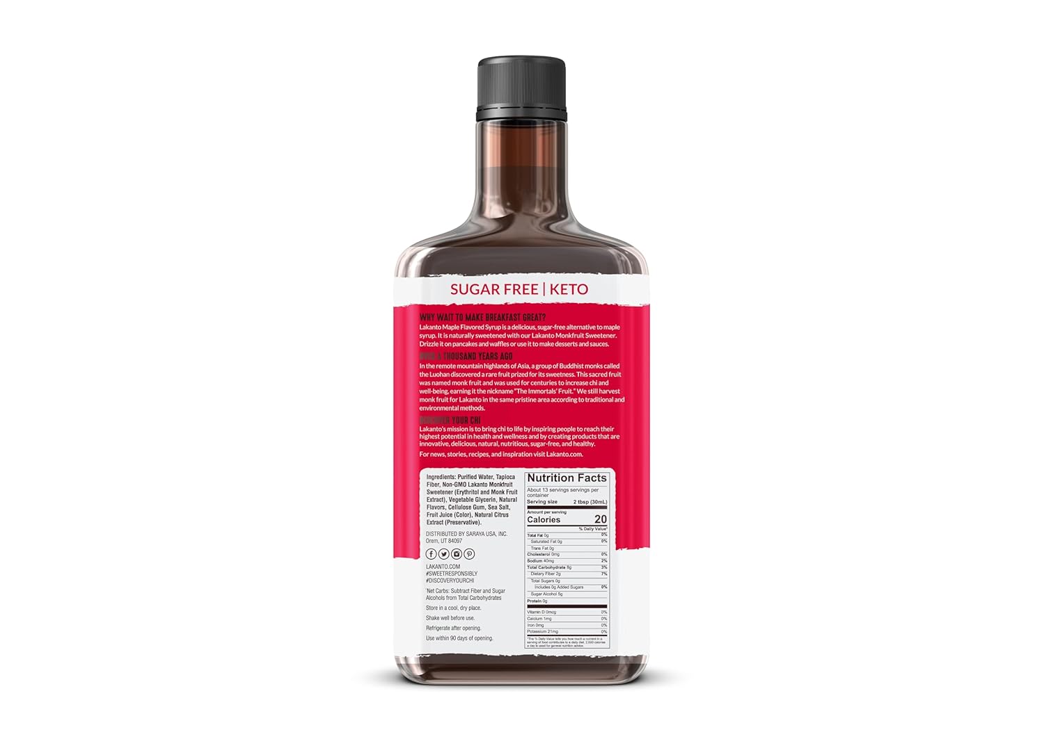 Lakanto_Sugar_Free_Maple_Syrup_With_Monk_Fruit_&_Erythritol_For_Pancakes,_Waffles,_Oatmeal,_Coffee,_Tea,_Granola,_Frosting_&_Dressing,_Zero_Sugar,_Keto,_Vegan,_Gluten_Free,_1_G_Net_Carbs,_13_Fl_Oz