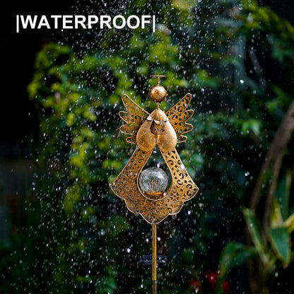 Starryfill_Angel_Stake_Solar_Lights_with_Crackle_Glass_Globe_Waterproof_Warm_White_LED,_40.5_inches_Height_Metal_Bronze_Stake_Garden_Patio_Art_Decor,_Memorial_Gift_for_Mom_Women_or_Friends