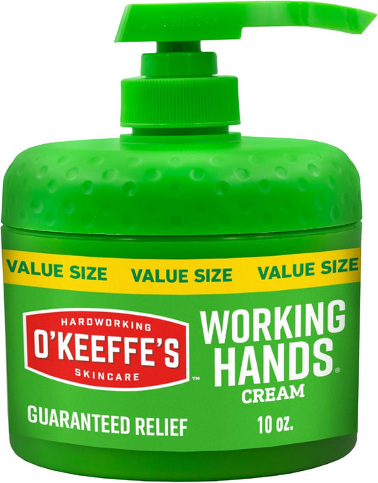 O'Keeffe's_Working_Hands_Hand_Cream_in_a_Pumpable_Jar_for_Extreme_Dryness_–_10oz_Pump_(1_Pack)_-_Repairing_Skincare_for_Cracked,_Dry_Hands