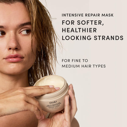 OUAI_Fine_to_Medium_Hair_Treatment_Mask_-_Lightweight_Deep_Conditioning_Hair_Mask_with_Shea_Butter,_Keratin_&_Panthenol_-_Helps_Hydrate,_Fight_Frizz,_Strengthen_&_Repair_Damage_(3.4_oz)
