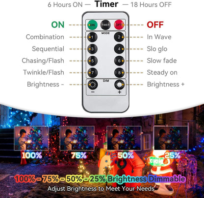 ITICdecor_Christmas_String_Lights_33ft_100_LED_Battery_Fairy_Lights_for_Indoor_Outdoor_Waterproof_with_Remote_Control_&_Timer_&_8_Modes_Battery_Operated_String_Lights_for_Xmas_Tree_Party_Garden