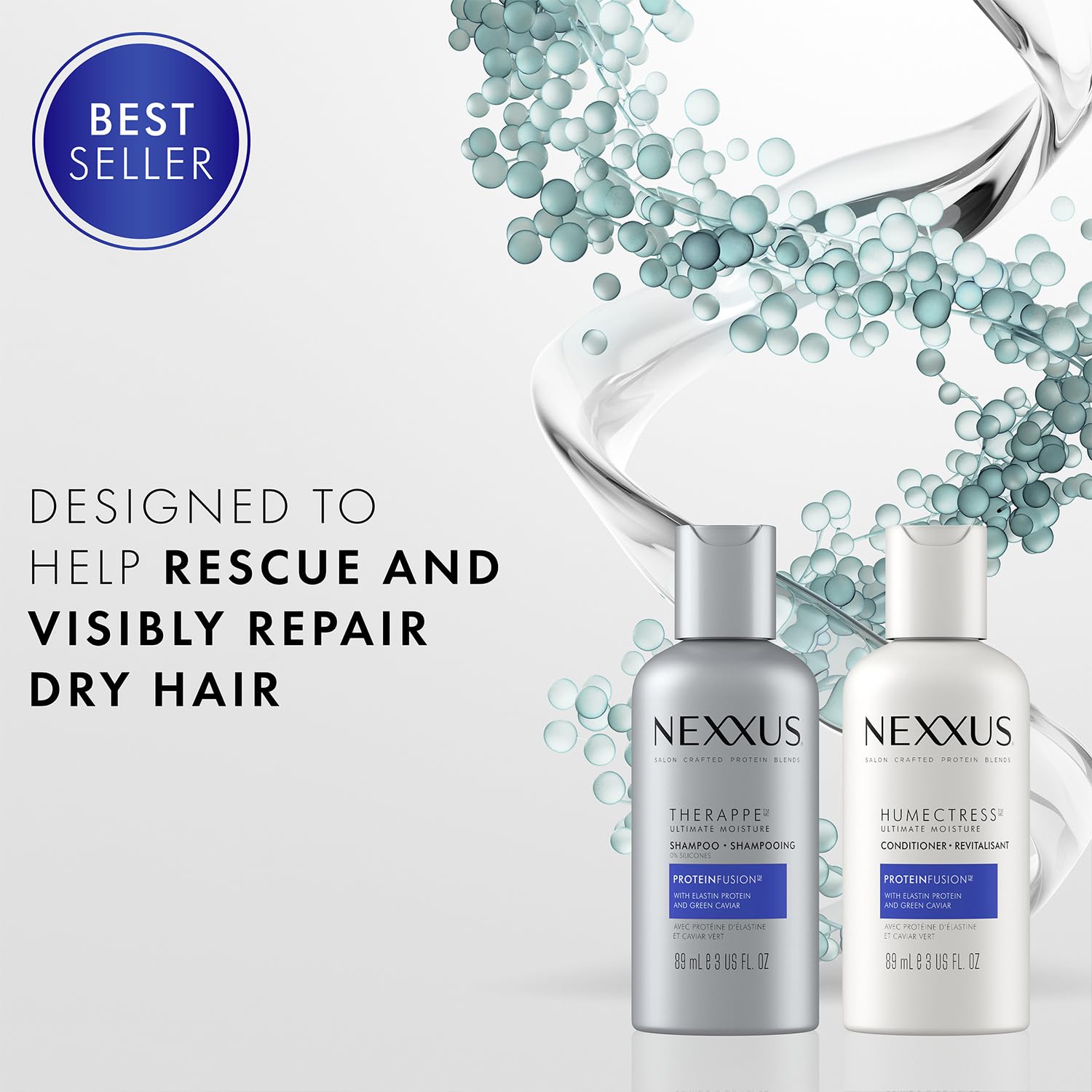 Nexxus_Therappe_Shampoo_and_Humectress_Conditioner,_Travel-Size_–_Ultimate_Moisture_for_Dry_Hair_with_Elastin_Protein_and_Green_Caviar,_3_Oz_Ea