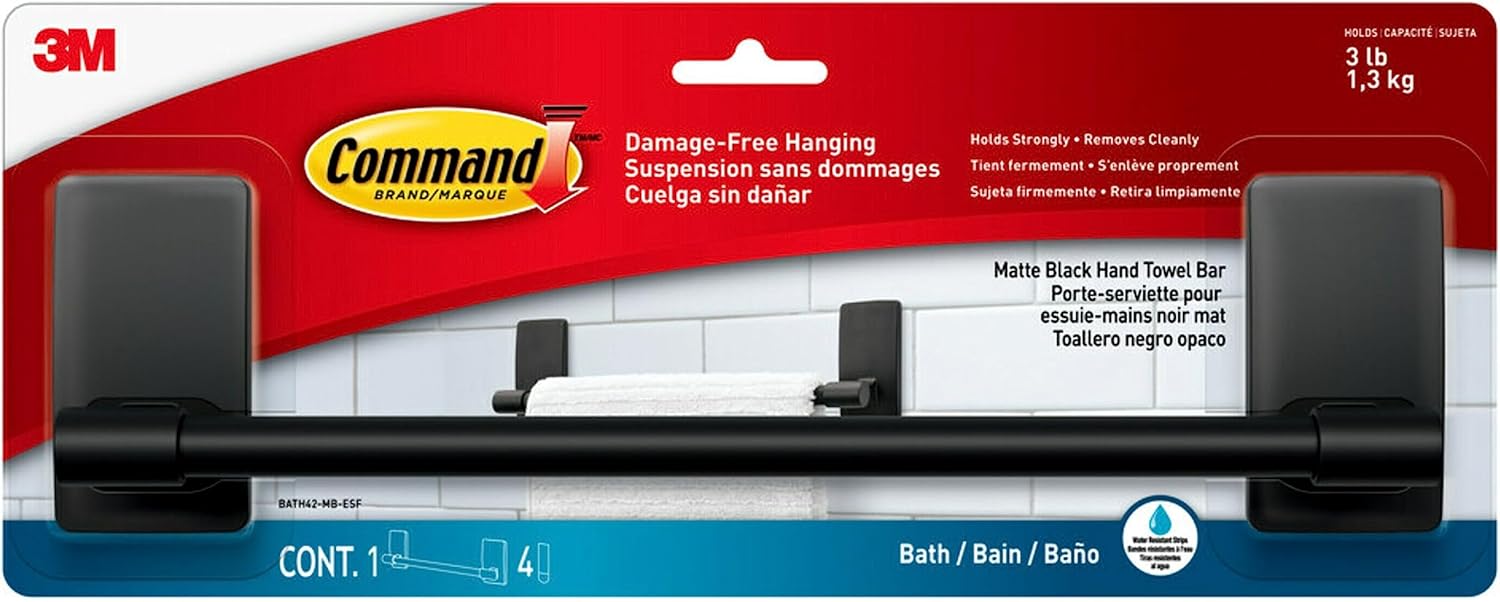 Command_Hand_Towel_Bar_Matte_Black_with_Water_Resistant_Strips,_Bathroom_Decor,_9_in_Bar_Length_Holds_up_to_3_lbs