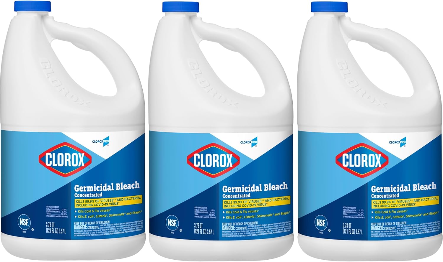 Clorox®_Ultra_Germicidal_Bleach,_121_Oz,_Case_Of_3