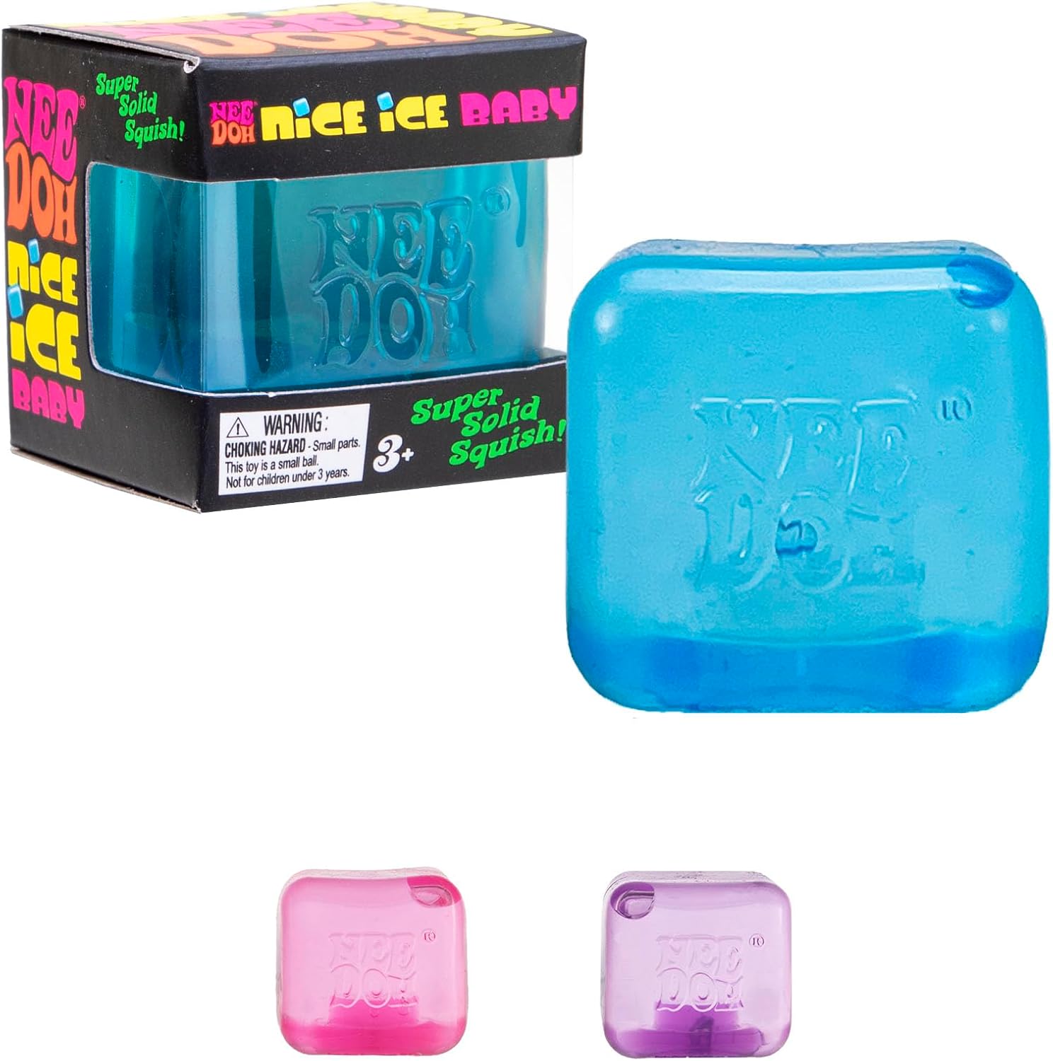 Schylling_NeeDoh_Nice_Ice_Baby_-_Sensory_Squeeze_Toy_-_Super_Solid_Squish_-_1.25"_Wide_-_Color_May_Vary_(Pack_of_1)