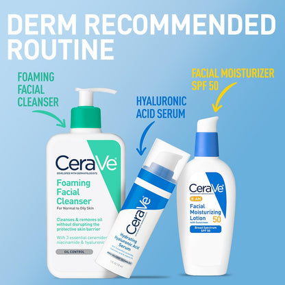 CeraVe_AM_Facial_Moisturizing_Lotion_SPF_50,_Face_Moisturizer_with_SPF,_Hyaluronic_Acid,_Niacinamide_&_Ceramides,_Non-Greasy,_Blends_Seamlessly_With_No_White_Cast,_Non_Comedogenic_Sunscreen,_3_Oz