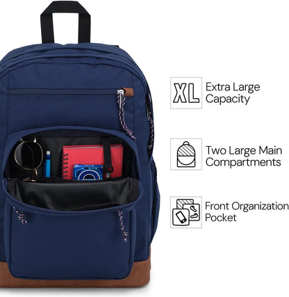 JanSport_Cool_Backpack,_with_15-inch_Laptop_Sleeve_-_Large_Computer_Bag_Rucksack_with_2_Compartments,_Ergonomic_Straps,_Black