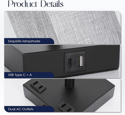 Soilsiu_Bedside_Table_Lamp_for_Bedroom_-_Touch_Small_Lamp_with_USB_C+A_Charging_Ports_&_AC_Outlets,_3_Way_Dimmable_Nightstand_Light_for_Living_Room_(LED_Bulb_Included,_Grey)