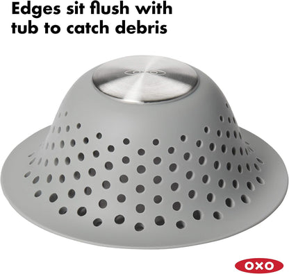 OXO_Good_Grips_Silicone_Shower_&_Tub_Drain_Protector,_Hair_Drain_Catcher