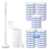 Disposable Toilet Bowl Brush, Toilet Bowl Cleaner Wands, Toilet Cleaning System Starter Kit