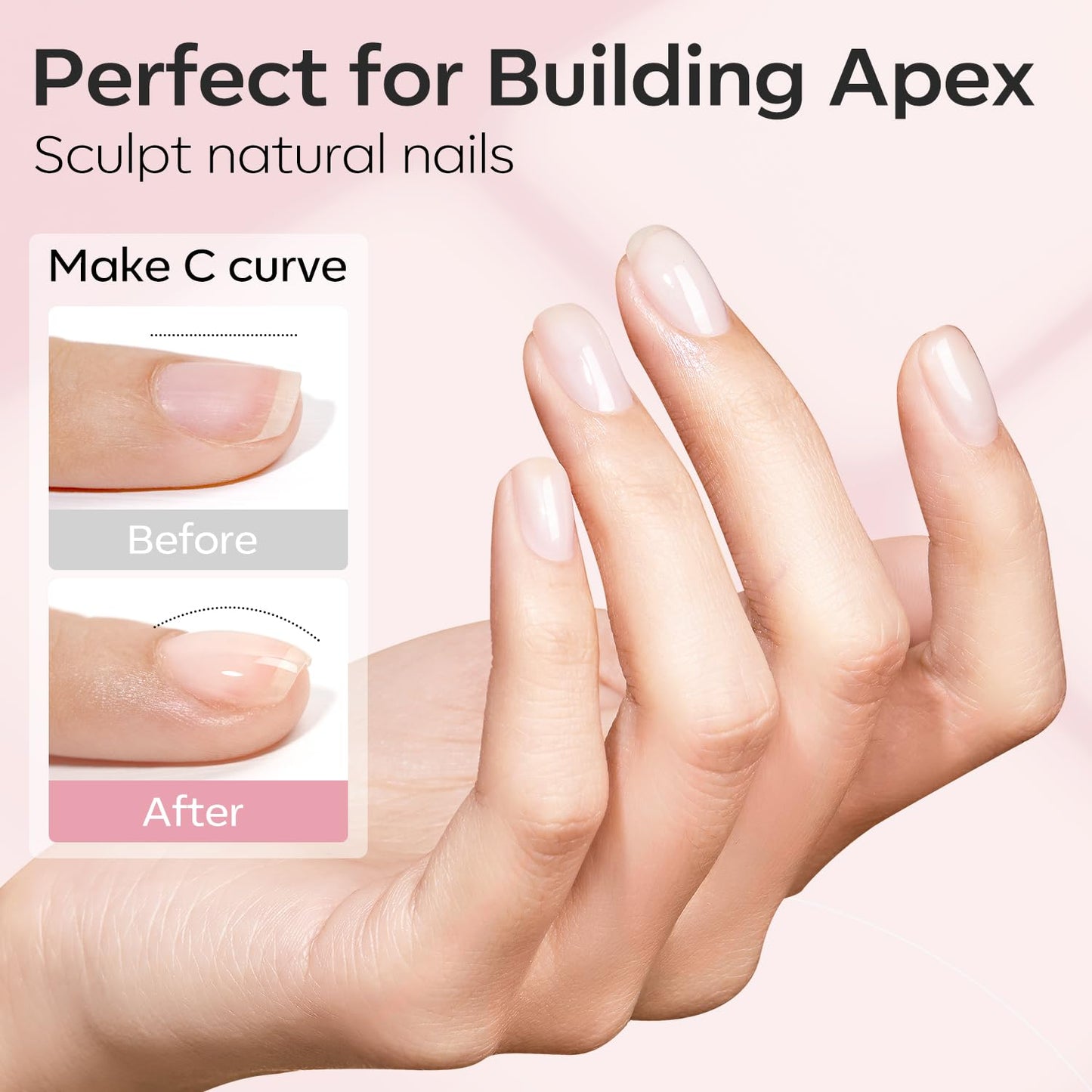 modelones_Builder_Nail_Gel,_2_Pcs_Clear_and_Cover_Nude_Builder_Nail_Polish,_8-in-One_Apex_Building_Thickening_Strengthener_Extension_Rubber_Color_Base_Gel_for_DIY_Home_Salon_Gifts_LED_Lamp_Cured_10ml