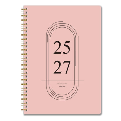 2026-2027 Monthly Planner, Jan 2026-June 2027, B5 (7&amp;#34; x 9&amp;#34;), 2 Year Monthly Planner, 24 month Calendar, Simple Calendar Planner Notebook Soft PVC Cover, Suitable for Schools &amp;amp; Offices, Pink